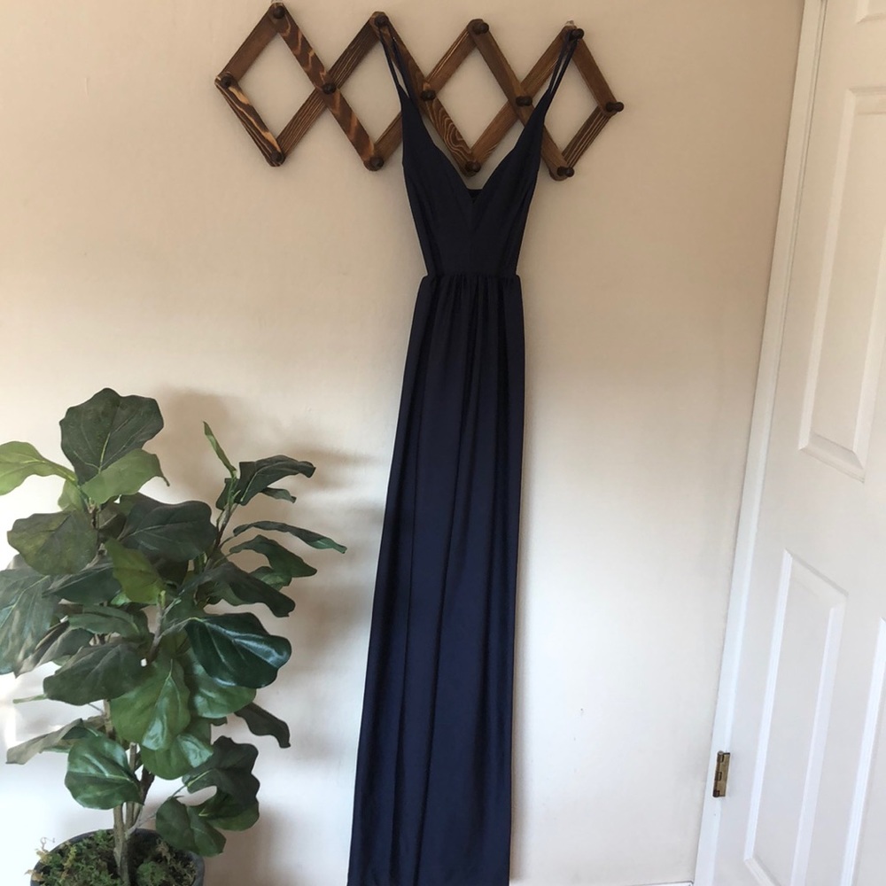 Urban outfitters navy jumpsuit
